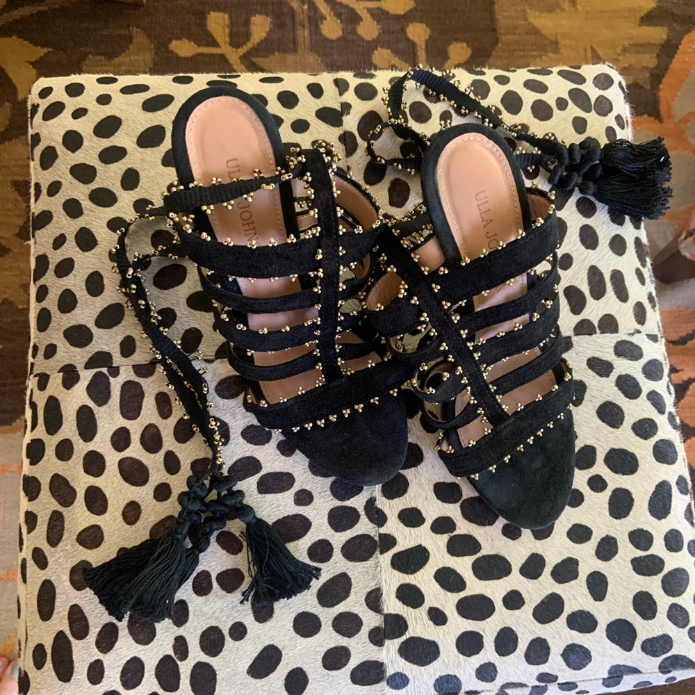 Ulla Johnson ankle wrap heels
